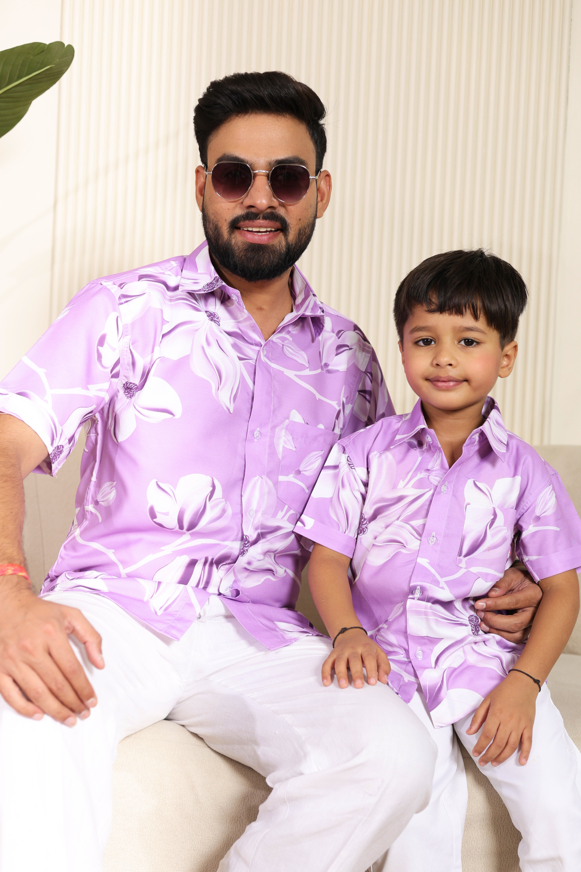 dad and son matching dress shirts Father-Son Matching Outfits | Dad and Son shirts Set