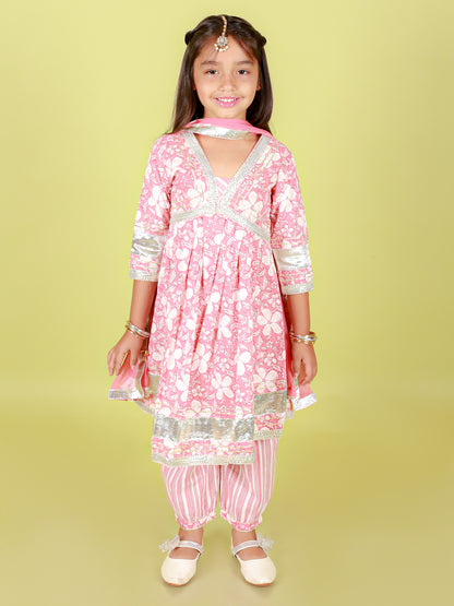 Dhoti Salwar kurta and Duptta set