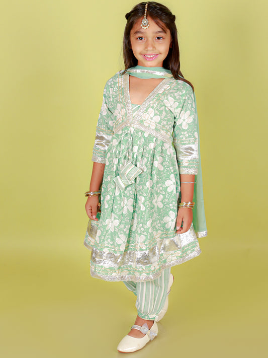 Dhoti Salwar kurta and Duptta set