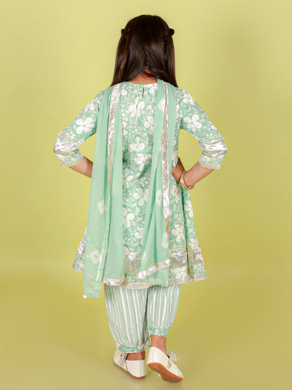 Dhoti Salwar kurta and Duptta set