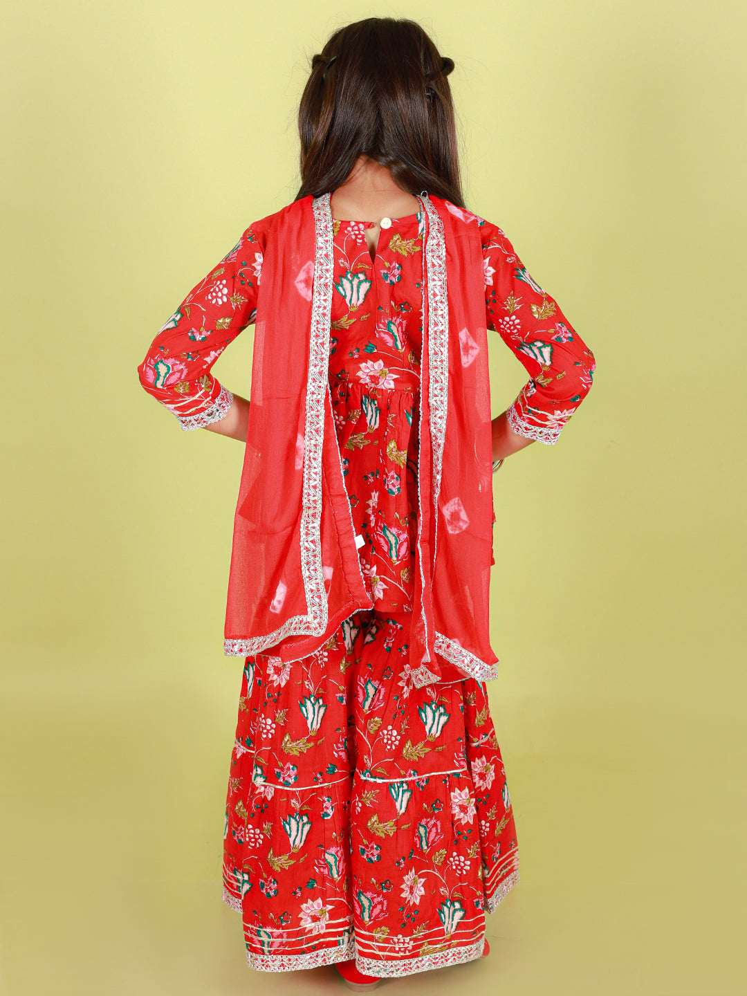 Sharara, kurta and Duptta set
