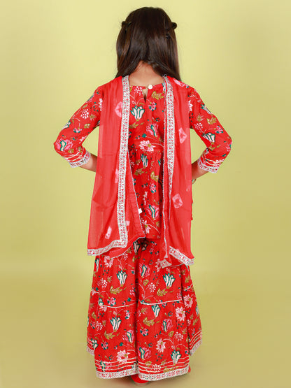 Sharara, kurta and Duptta set