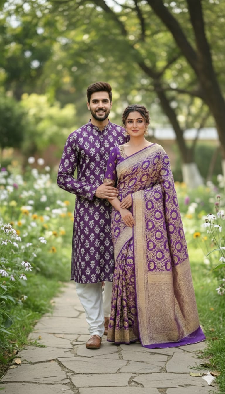 Heritage Royal Purple Couple Twinning 👑