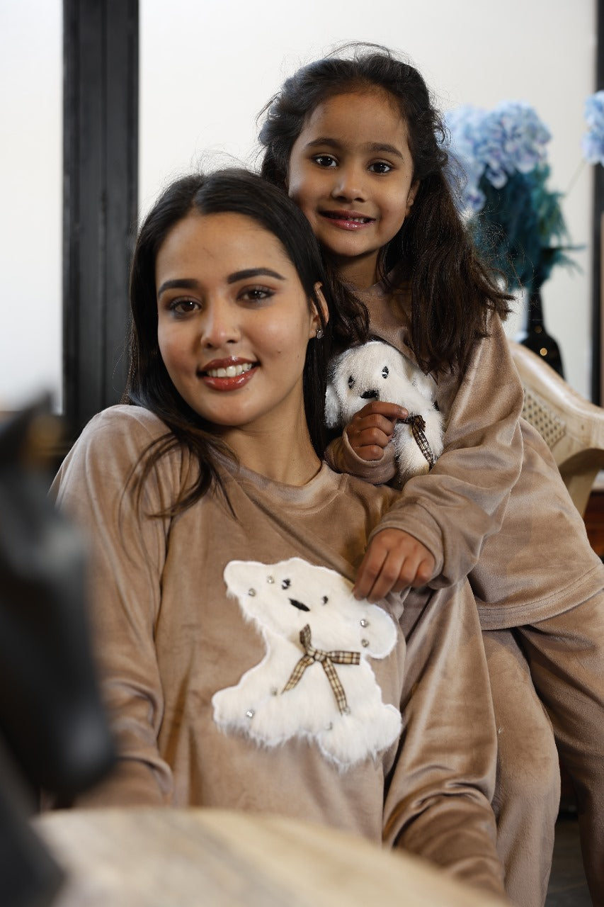 Mother Baby Night Suit