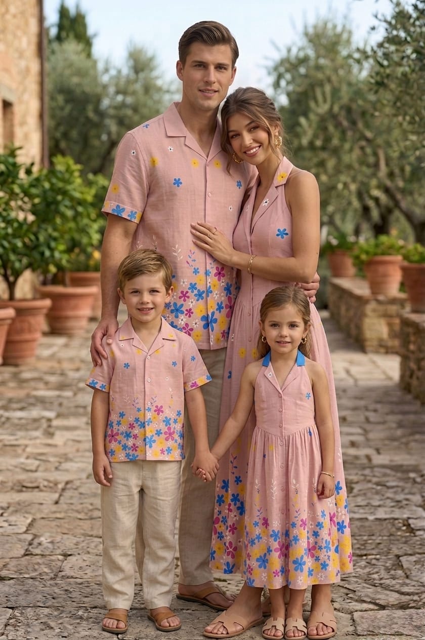 Peach & Petal | Family Matching Outfit