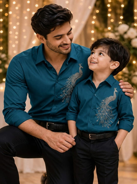 dad and son matching dress shirts Buy Tiger Green Checked Father make sure you input and select correctly the texts and chosen options Father & Son Matching Shirts