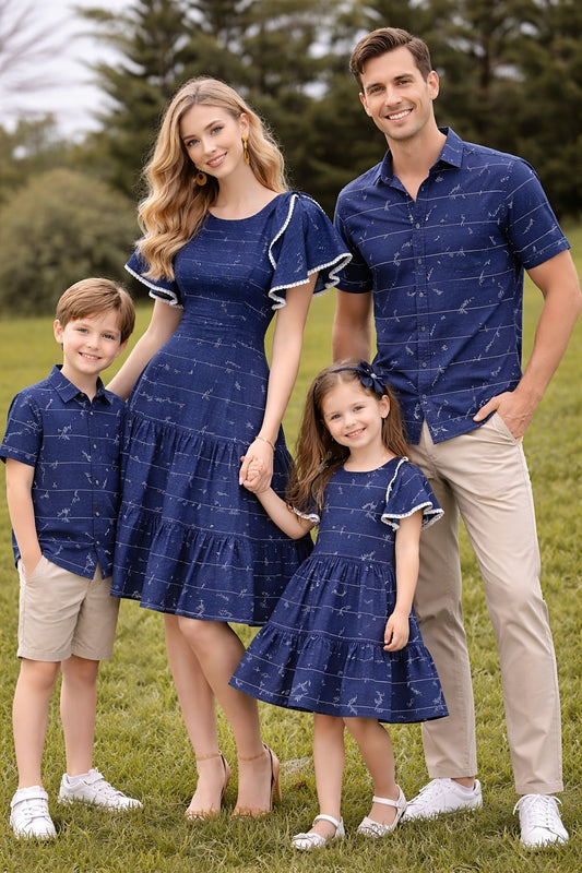 Blue Signature | Family Matching Outfit