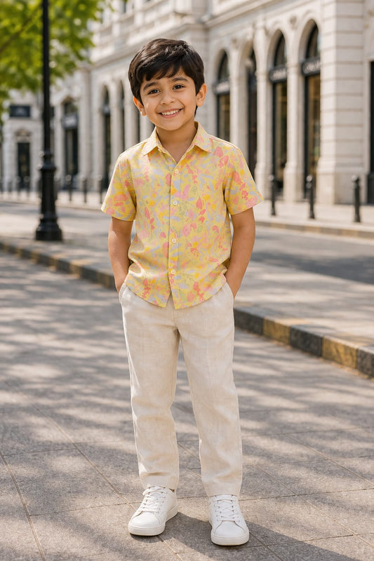 sunshine petal Boys shirts