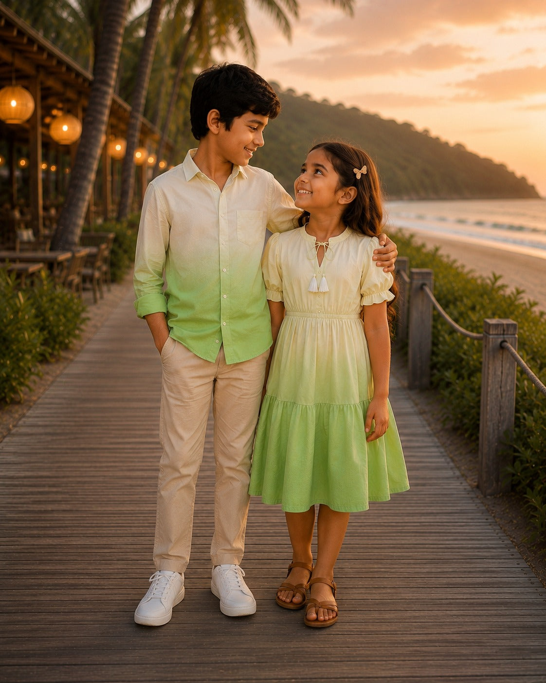 Mint Ombre | Family Matching Outfit