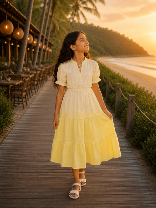 Citrus Ombre girl dress