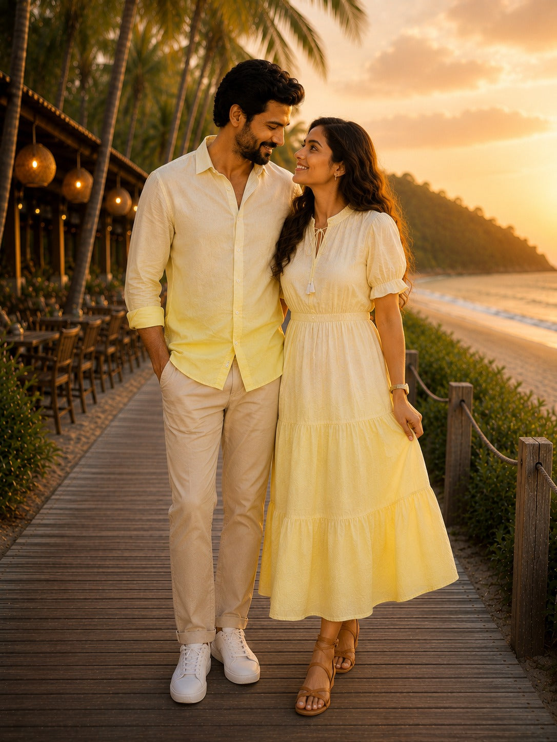 Citrus Ombre | Couple Matching Outfit☀️💛