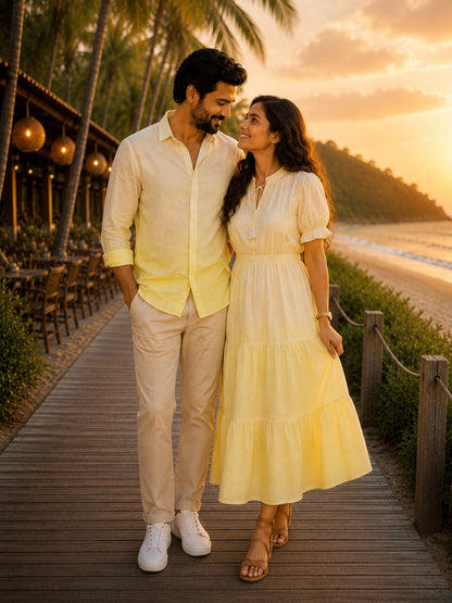 Citrus Ombre | Couple Matching Outfit☀️💛