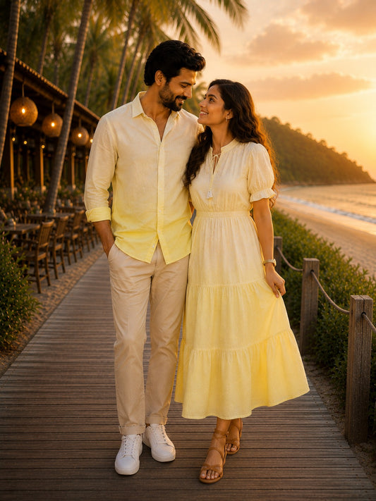 Citrus Ombre | Couple Matching Outfit☀️💛