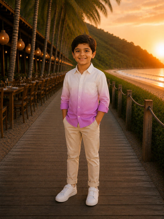 Orchid Ombre Boys shirts