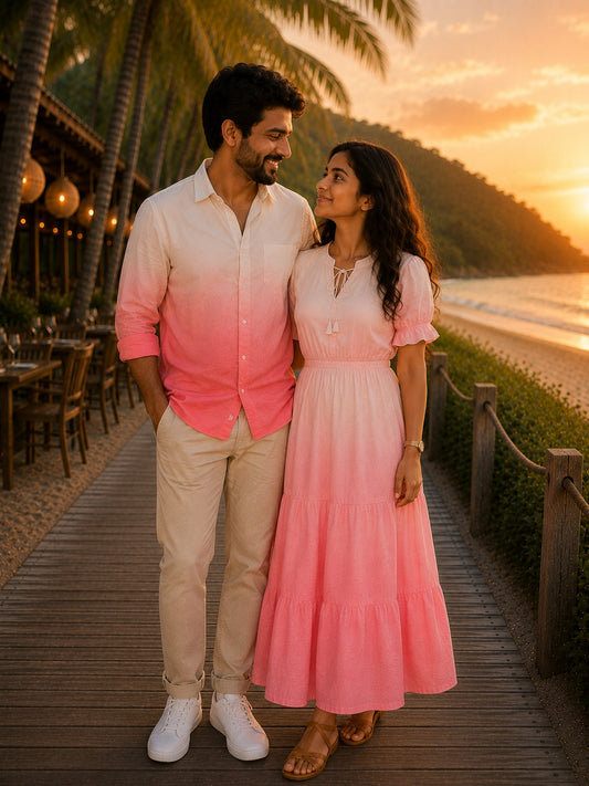 Blush Ombre | Couple Matching Outfit☀️💛