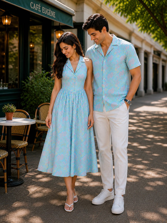 Aqua Petal | Couple Matching Outfit☀️💛