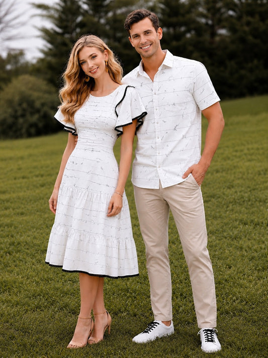 White Signature | Couple Matching Outfit☀️💛
