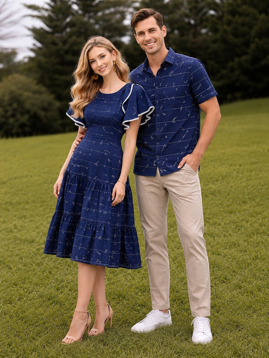 Blue Signature| Couple Matching Outfit☀️💛