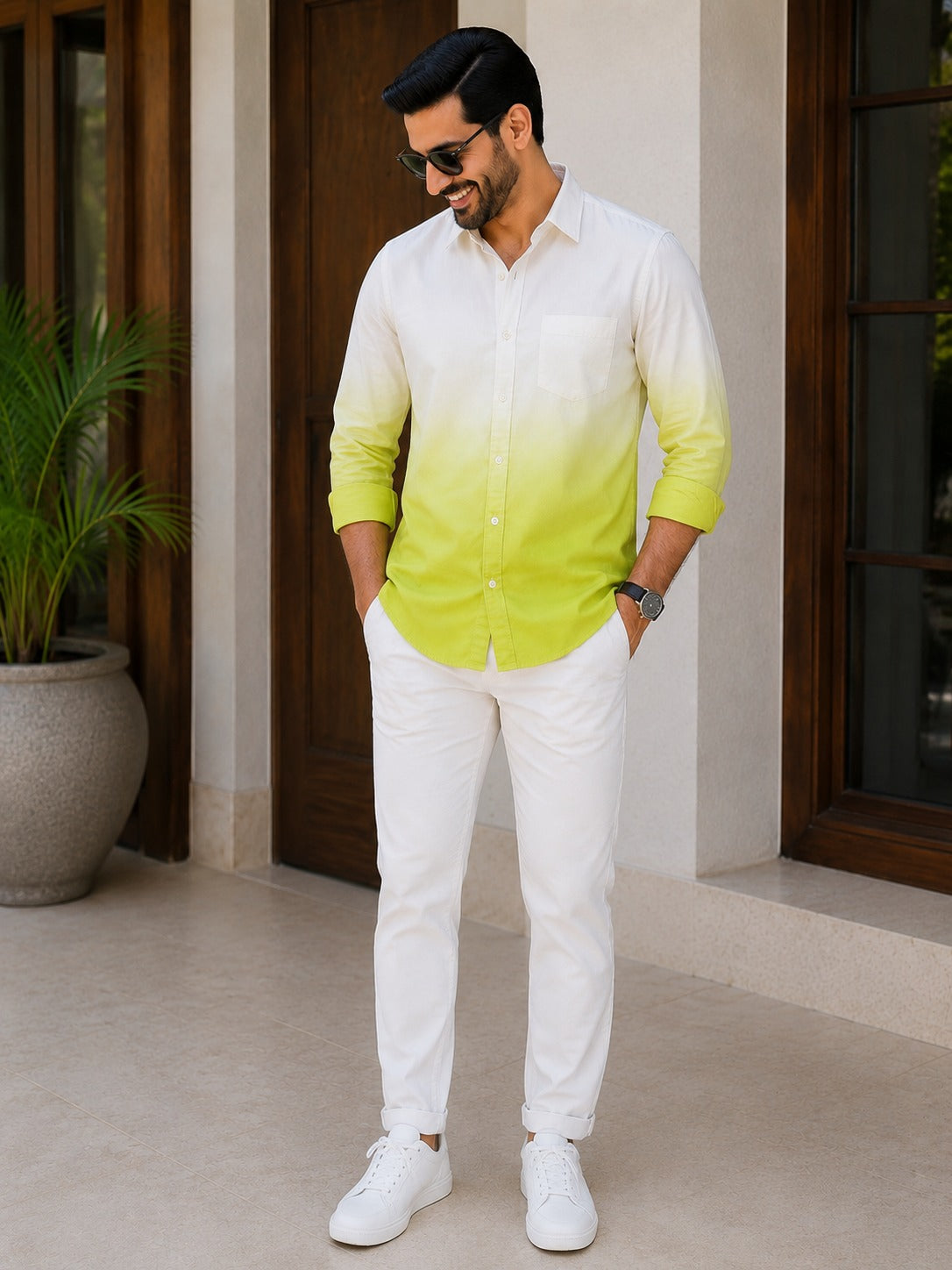 Paradise Ombre | Father-Son Shirt Matching Set