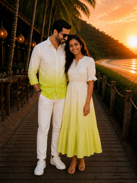 Paradise Ombre | Couple Matching Outfit☀️💛