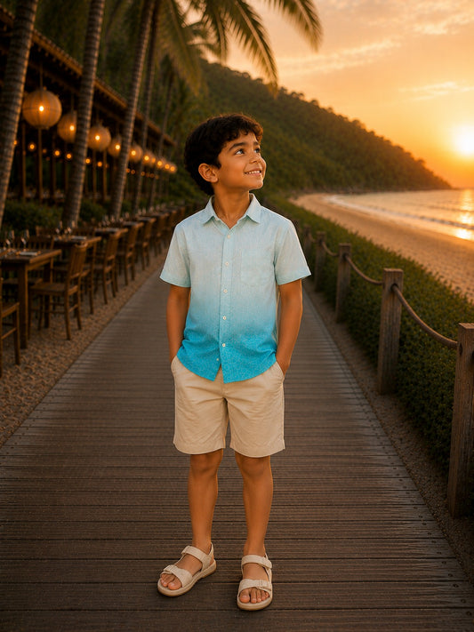 Ocean  Ombre Boys shirts