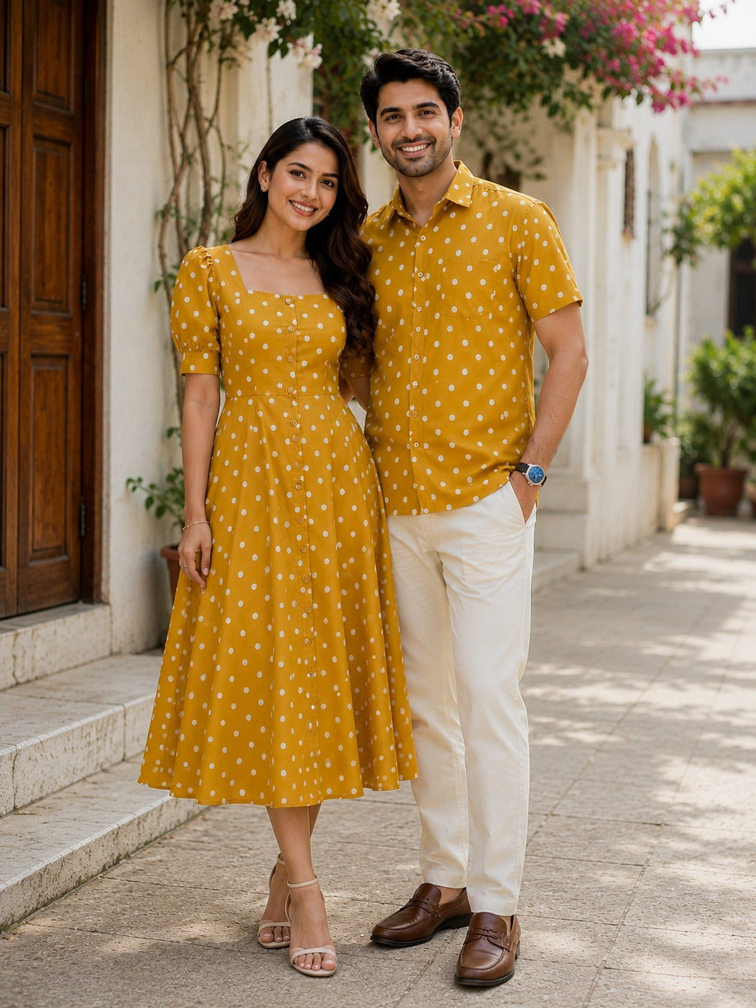 Golden Polka | Family Matching Outfit