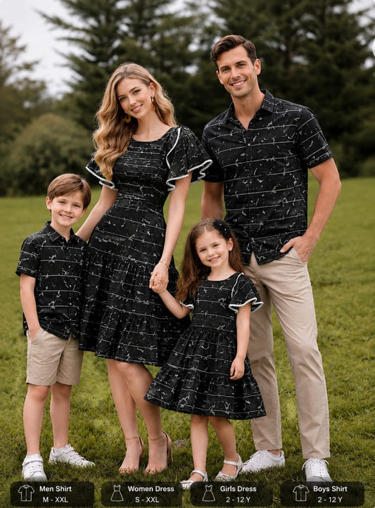 Black Signature | Family Matching Outfit