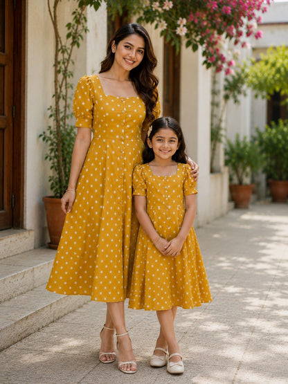 Golden Polka | Family Matching Outfit