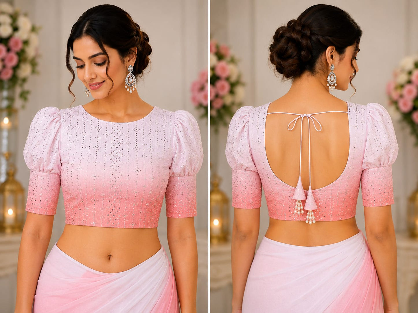 Rang-e-Gulabi | Saree & Kurta Couple Set