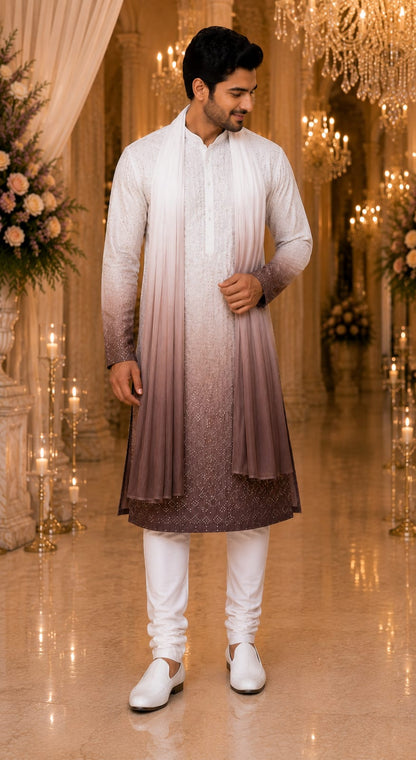 Naaz Nazaakat | Saree & Kurta Couple Set