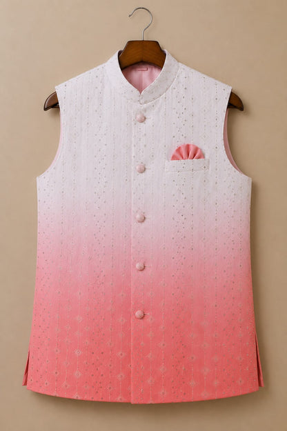 Rang-e-Gulabi | Father Son Nehru Jacket Combo