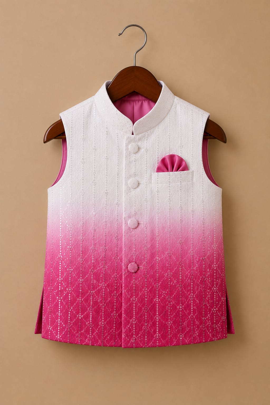 Noor-e-Gulabi | Father Son Nehru Jacket Combo