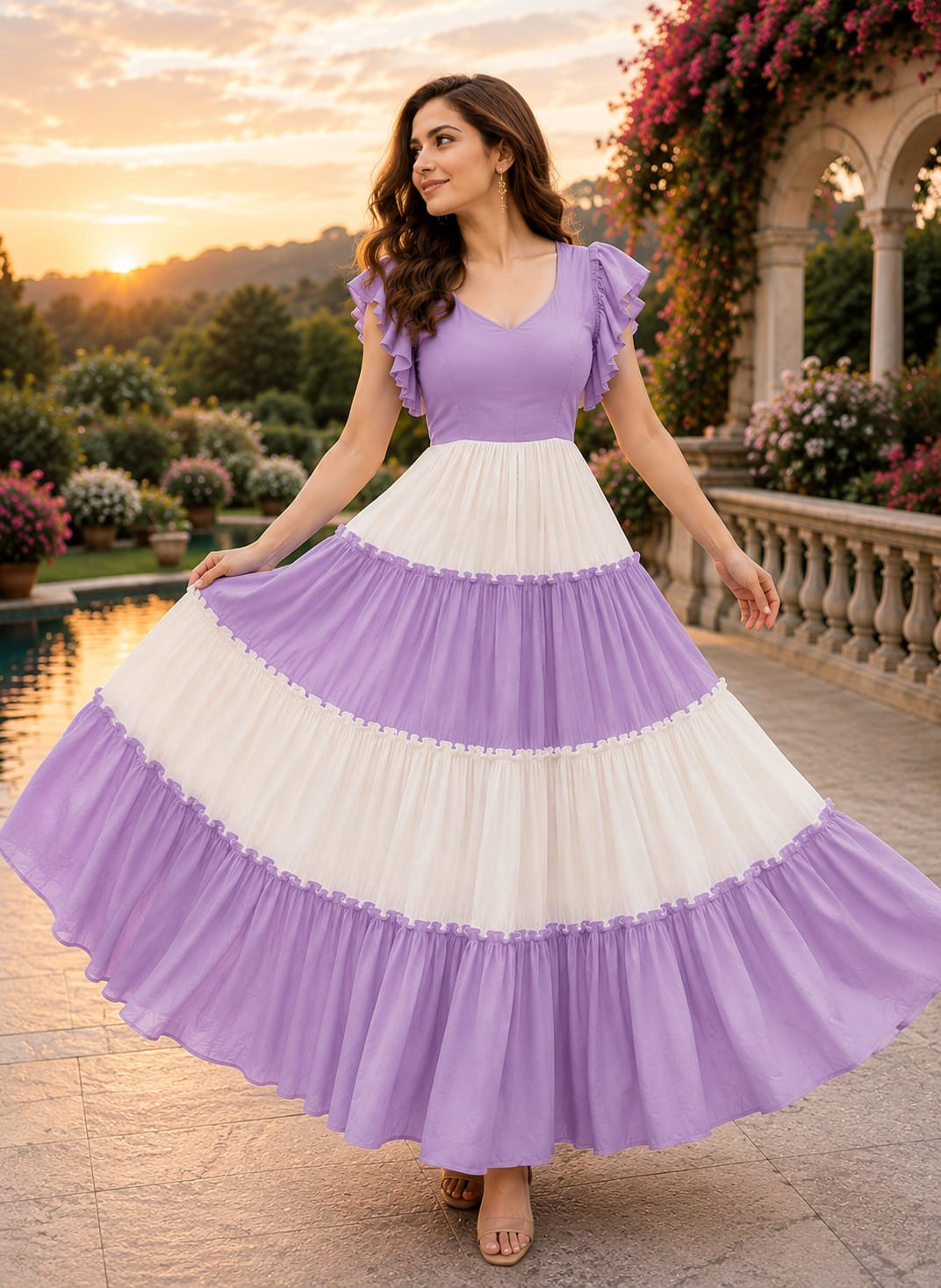 The Lavender Luxe Women dress