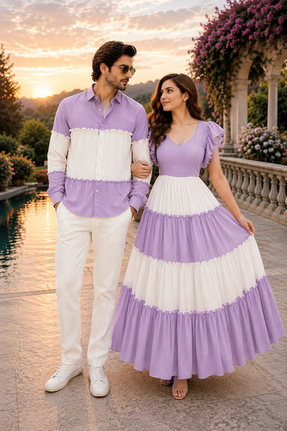 The Lavender Luxe | Couple Matching Outfit☀️💛