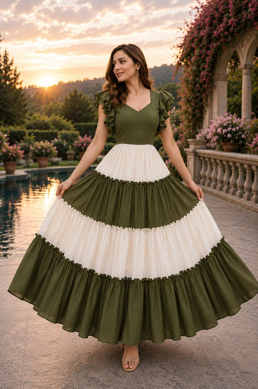 The Olive Harmony Women dress