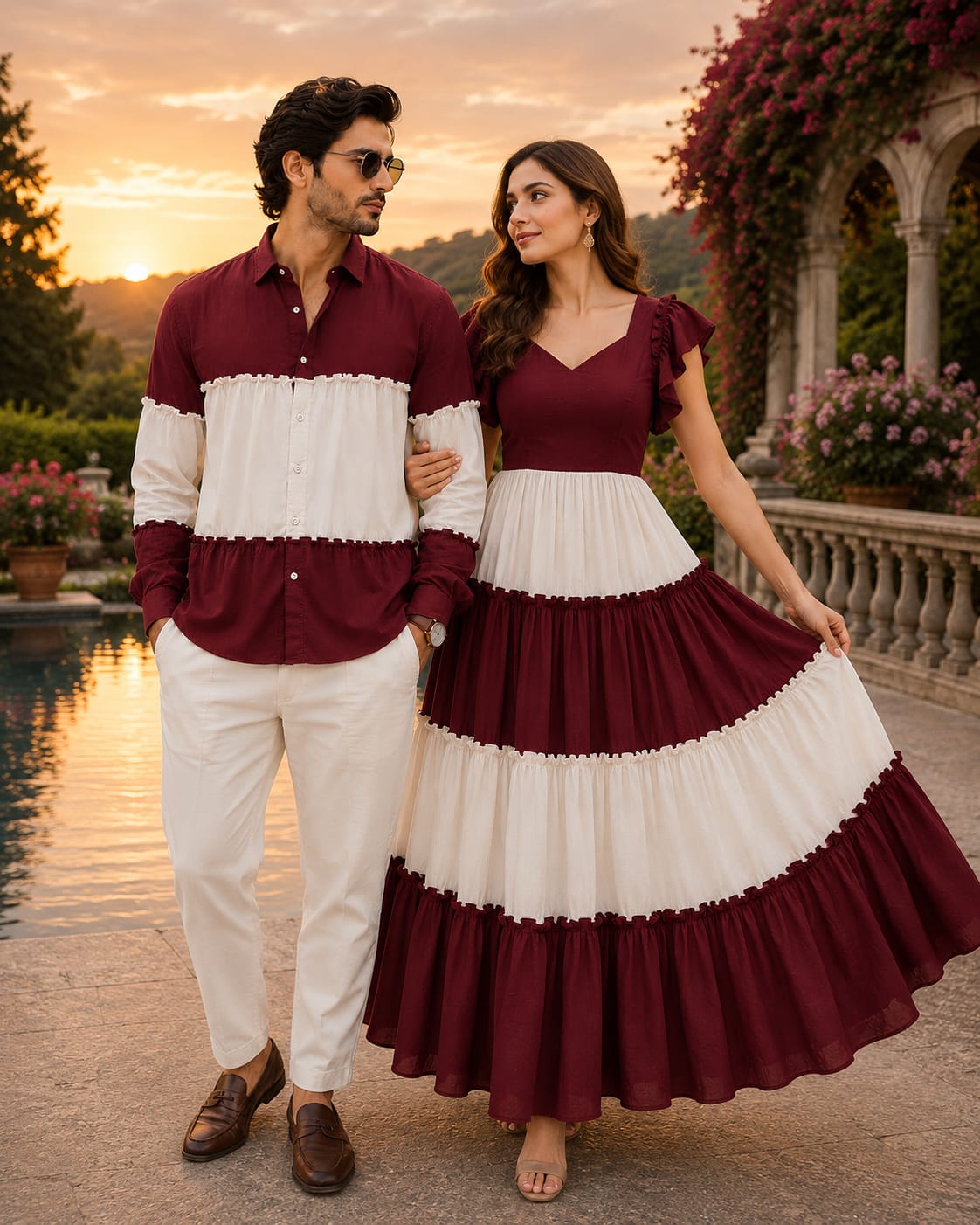 Royal Burgundy | Family Matching Outfit