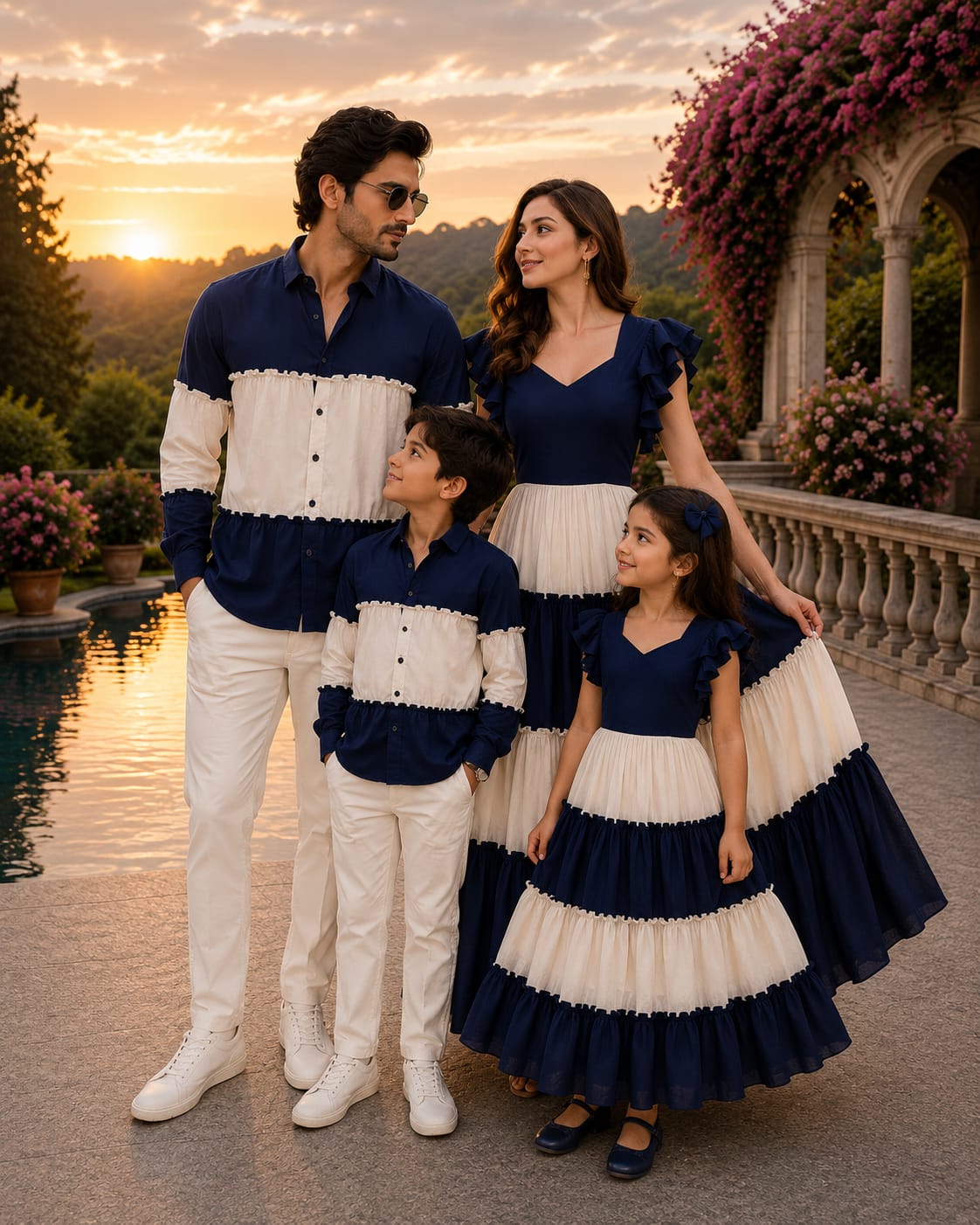 The Midnight Elegance | Family Matching Outfit