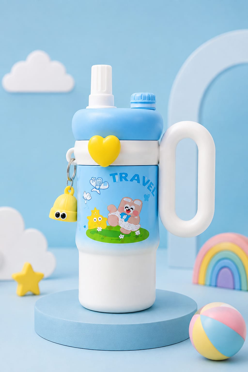 Rainbow Stainless Steel Kids Water Bottle