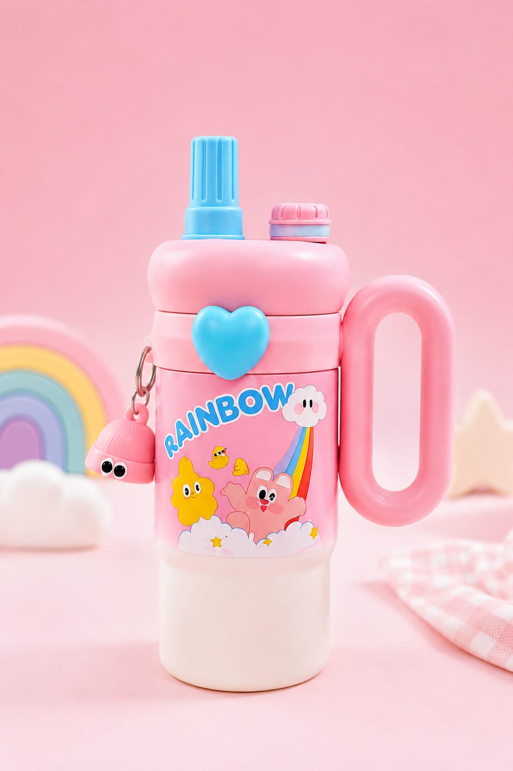 Rainbow Stainless Steel Kids Water Bottle