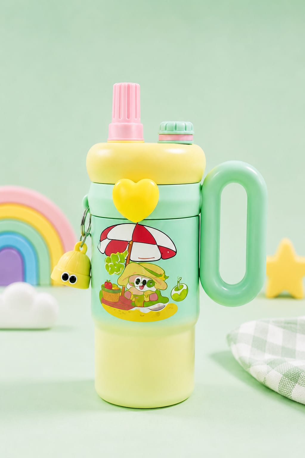 Rainbow Stainless Steel Kids Water Bottle