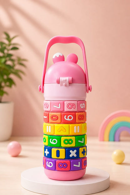 Math Learning Puzzle Water Bottle