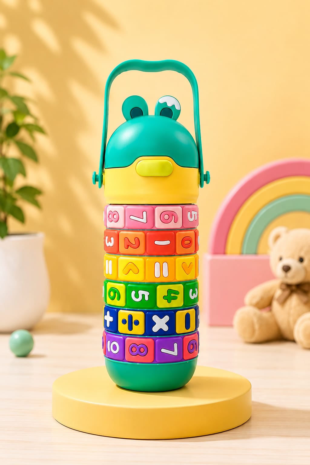 Math Learning Puzzle Water Bottle