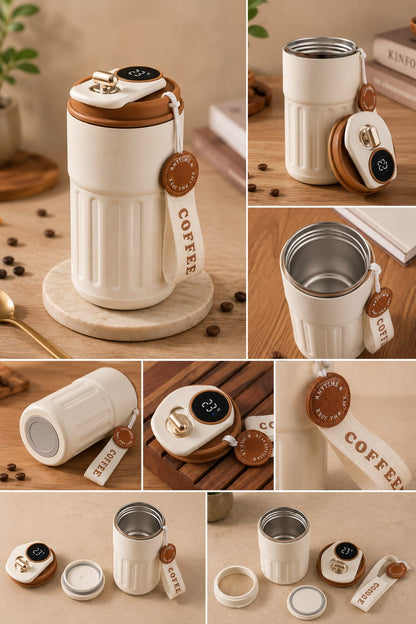 Smart Temperature Display Coffee Mug