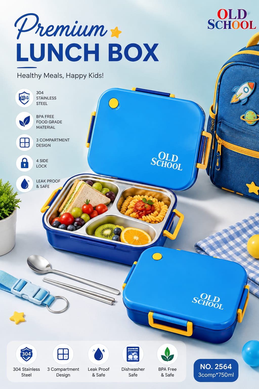 Old School Premium Lunch Box