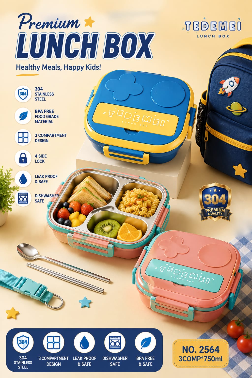 Old School Premium Lunch Box