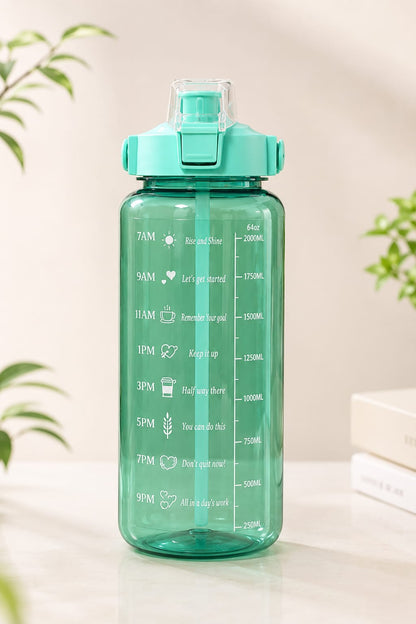Motivational Plastic Water Bottle