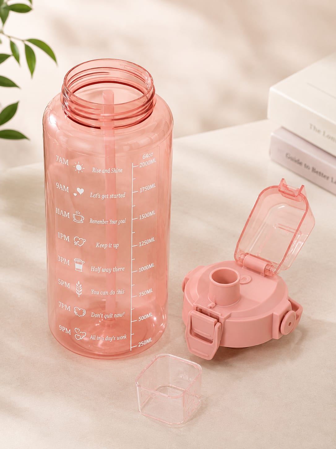 Motivational Plastic Water Bottle