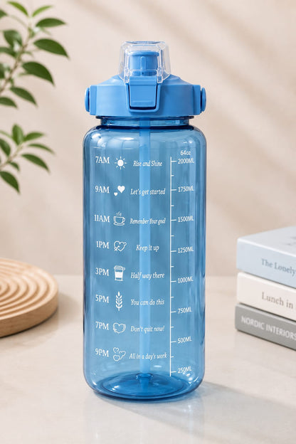 Motivational Plastic Water Bottle