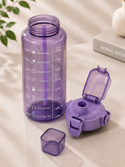 Motivational Plastic Water Bottle