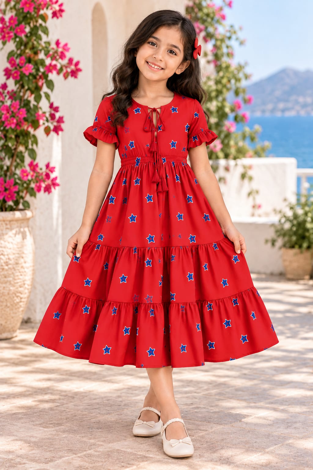 Red Star Print | Family Matching Outfits Set